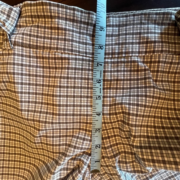 Soho Apparel Ltd. Brown Plaid Pull On pant, Stretch comfy fit, Size Medium - Picture 9 of 9